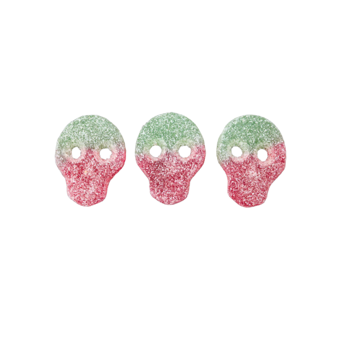 Frostys Vegan Fizzy Jelly Skulls Variety Mix Vegetarian Halal Candy Salad Sweet Snacks