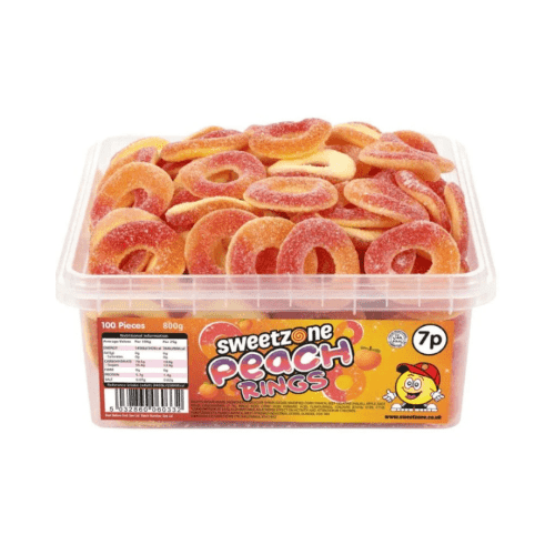 Frostys Rings & Slices Pick N Mix Apple, Blue Raspberry, Fizzy, Peach Watermelon Halal Candy Salad Snack Sweets