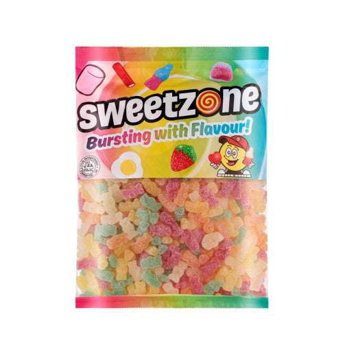 Sweetzone Mini Sour Bears 1KG Pick N Mix Bags Halal Candy Snack Sweets