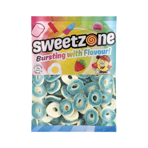 Frostys Sour Blue Raspberry Rings Pick N Mix Halal Candy Salad Snack Sweets