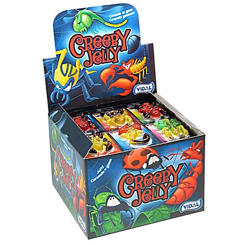 Vidal Creepy Fruit Jelly Slurps Candy Jellies Sweets