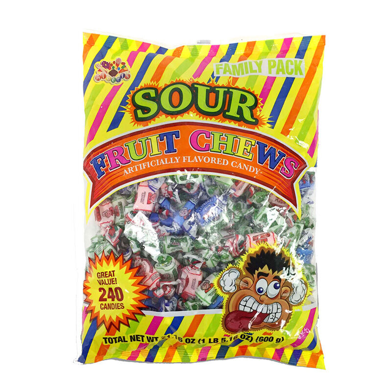 Frostys Chews Sour Fruit Flavoured Taffy Time Pick N Mix USA Candy Chew Pick N Mix Candy Salad Sour Snack Sweets