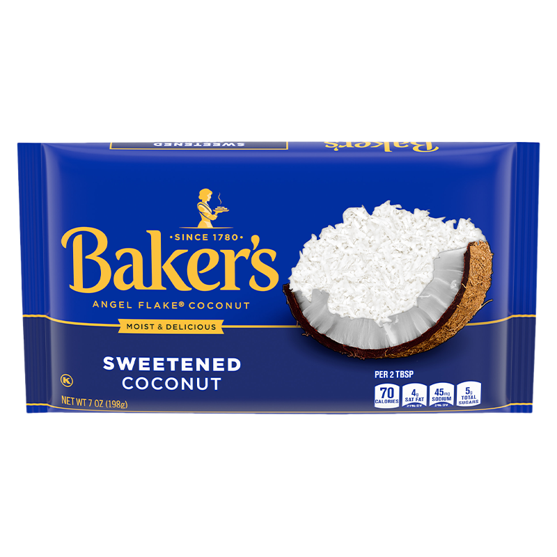 Bakers Angel Flake Coconut 7oz (198g)
