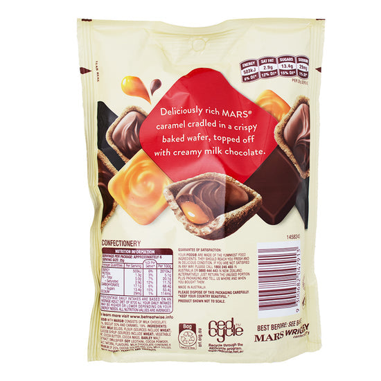 CLEARANCE: Pods Mars Pouch 160g Australian Candy Chocolate Pod Snacks