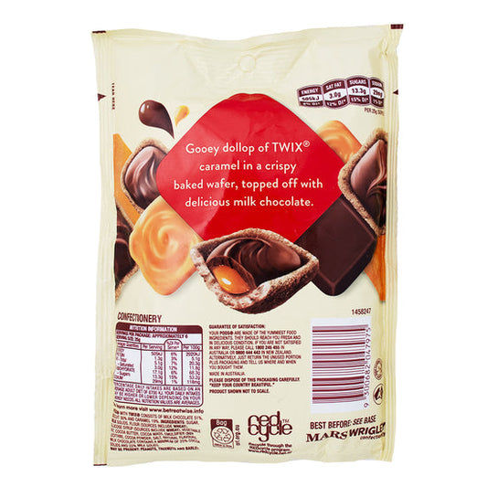 CLEARANCE: Pods Twix Pouch 160g Australian Candy Chocolate Pod Snacks