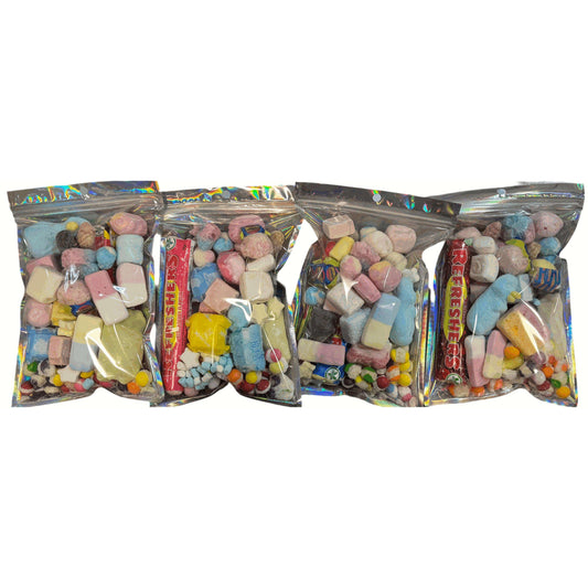Freeze Dried Jumbo 160g XL Bag (not full of skidz). Huge Freeze Dried Candy Sweets Bundle. Sour, Halal, Vegetarian - Frosty Sweet Factory