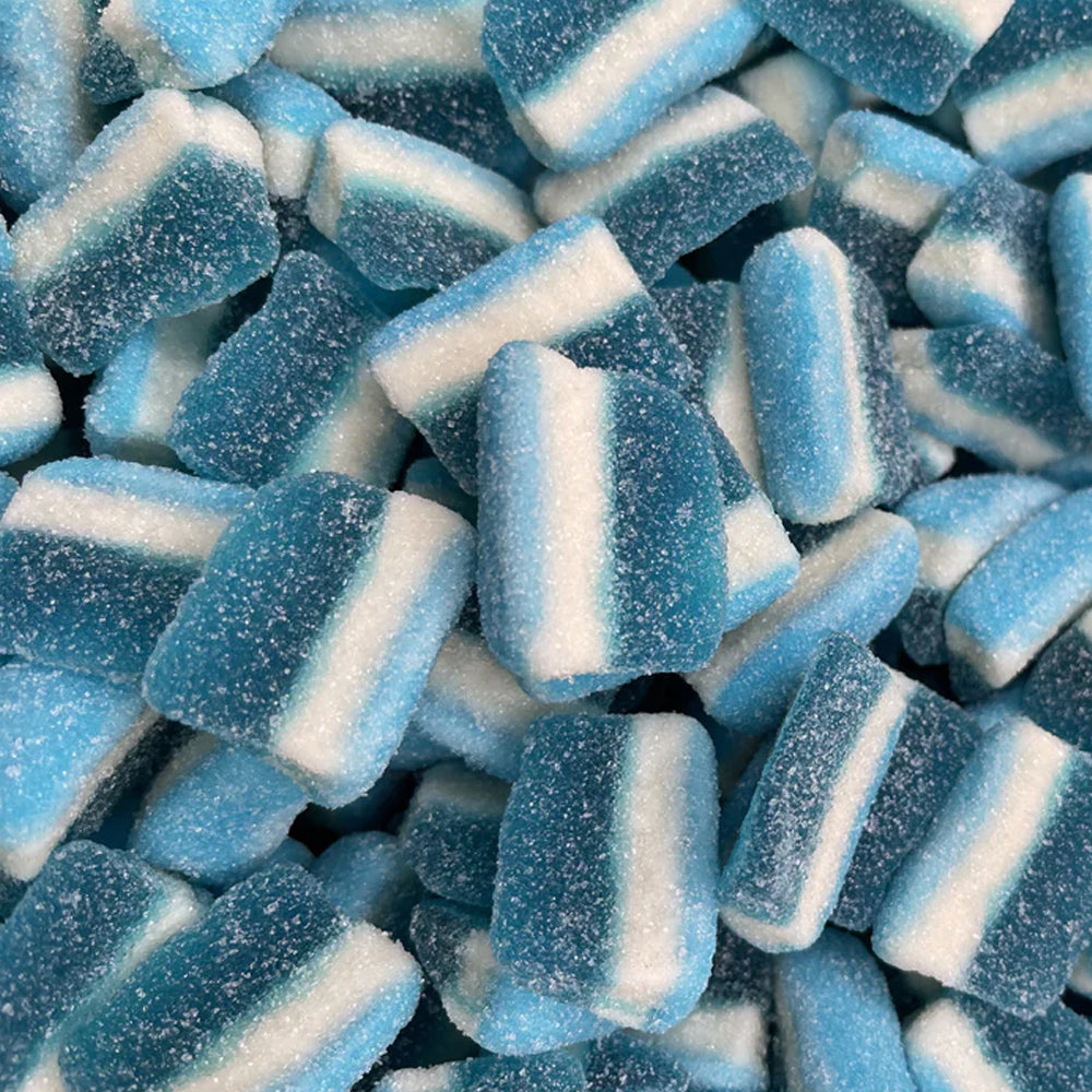 Frostys Rings & Slices Pick N Mix Apple, Blue Raspberry, Fizzy, Peach Watermelon Halal Candy Salad Snack Sweets