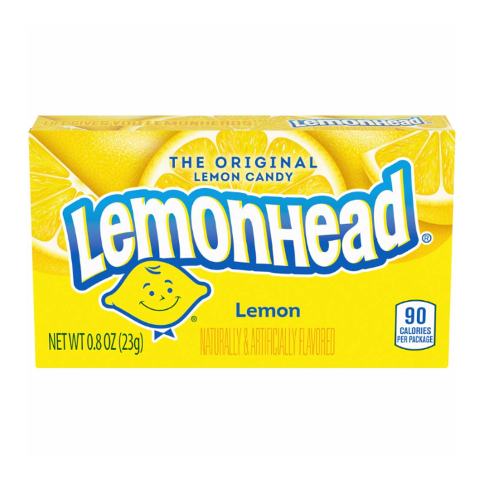 The Original Lemonhead Lemon Candy - 0.8oz (23g) USA Candy - Frosty Sweet Factory