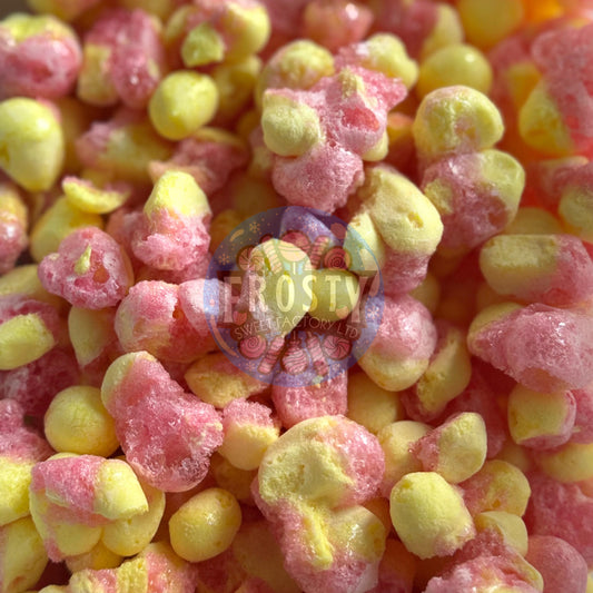 Freeze Dried Sweets Pips Rhubarb & Custard Pops Candy - Frosty Sweet Factory