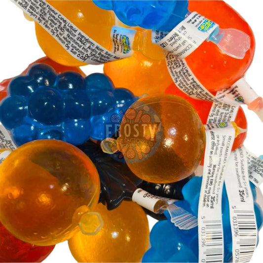 Crazy Candy Factory Fruit Pops 35ml, SINGLE Variety, Fruity, Mixed, Fruity, Gluten Free, Dairy Free, Vegan, Vegetarian, Gelatine Free, Halal - Frosty Sweet Factory