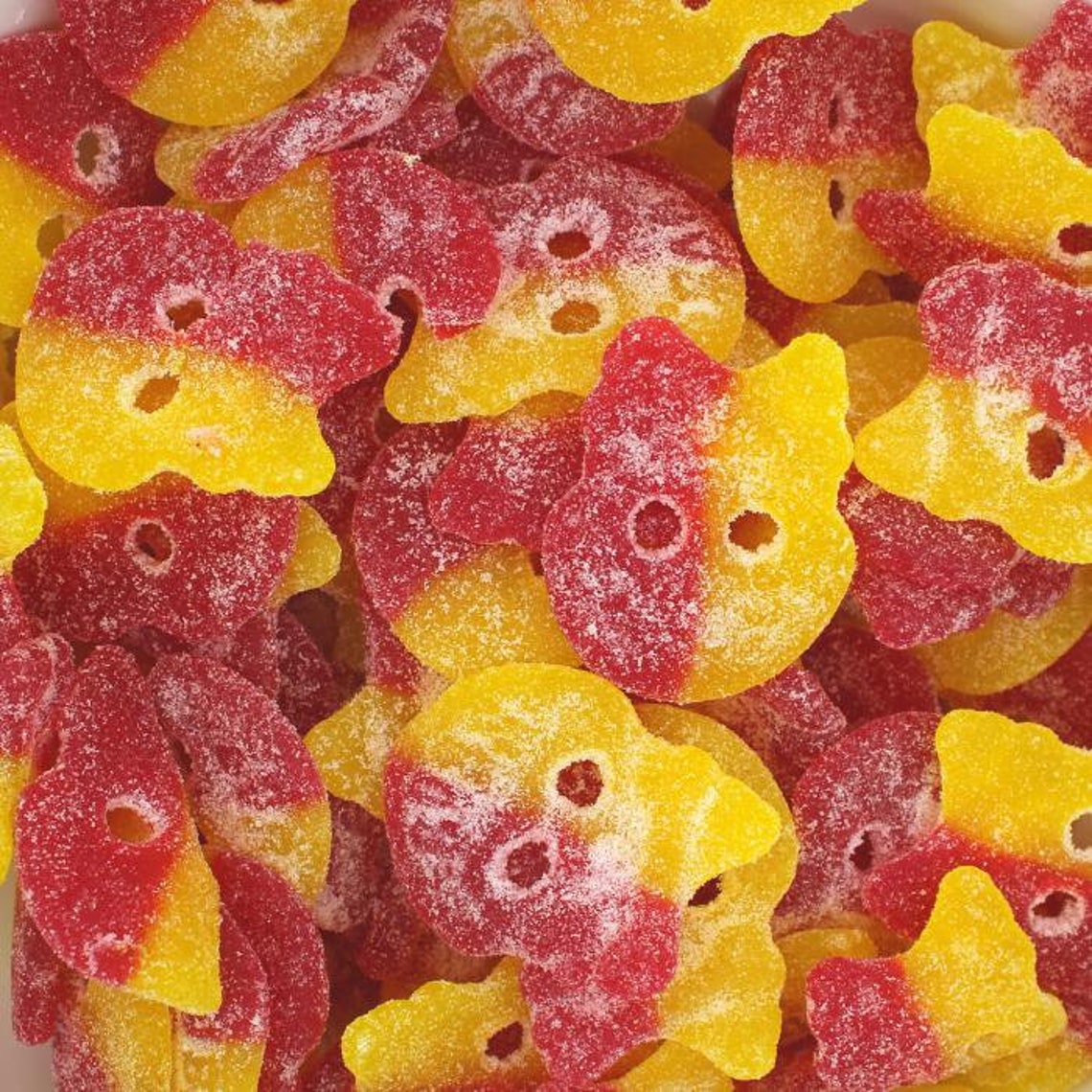 BUBS Big Sour Skull Sweets Sour Swedish Candy Vegan Vegetarian Halal Pick N Mix