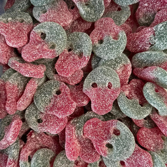 Pick N Mix Fizzy Watermelon Jelly Skulls Sweets Halal Vegan Vegetarian Candy - Frosty Sweet Factory