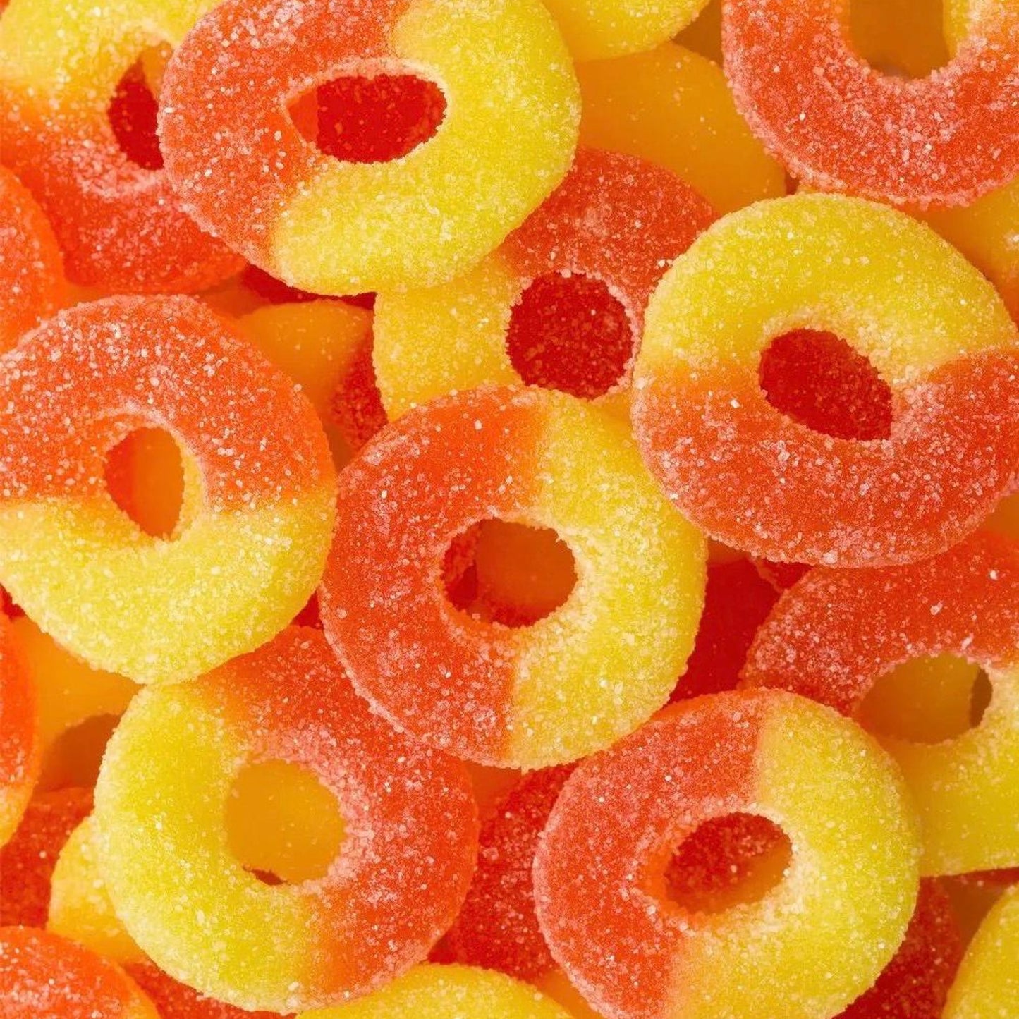 Frostys Gummi Rings Peach USA Pick N Mix Candy Sweet Snacks