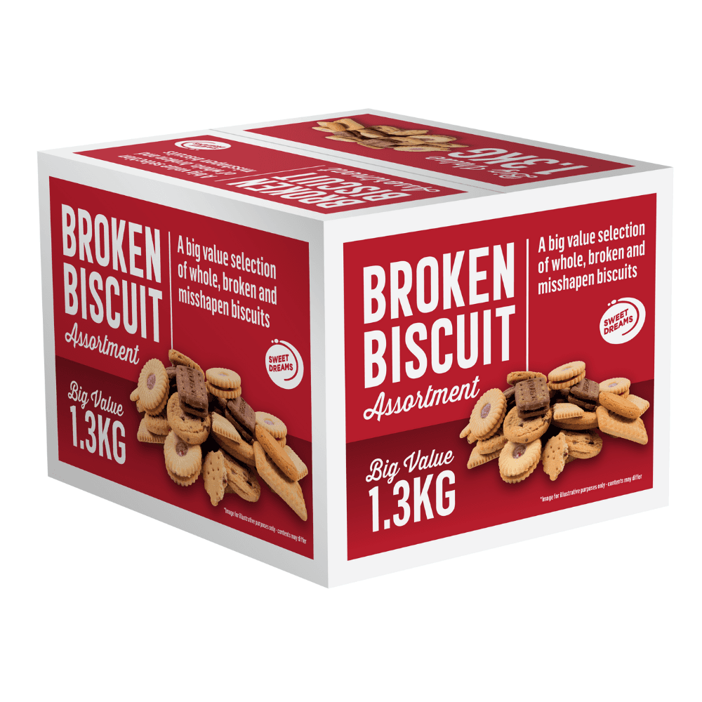 Broken Biscuit Assortment Box 1.3kg, Cookies Biscuits - Frosty Sweet Factory