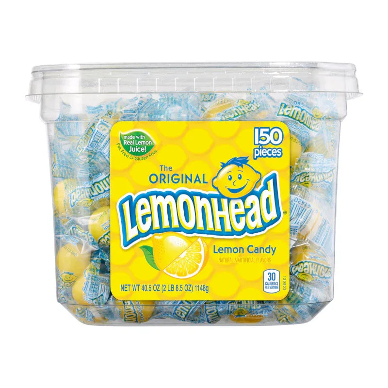 Pick N Mix The Original Lemonhead Lemon Candy Individual Wrapped Sweet Pieces USA Candy