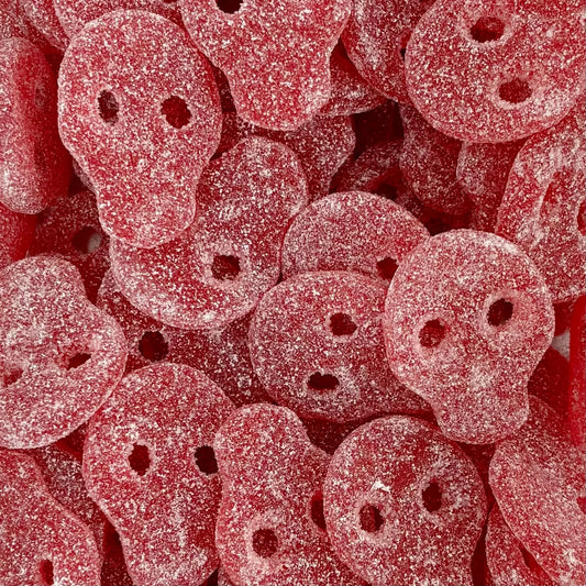 Pick N Mix Fizzy Red Skulls Jelly Sweets Halal Vegan Vegetarian Candy - Frosty Sweet Factory