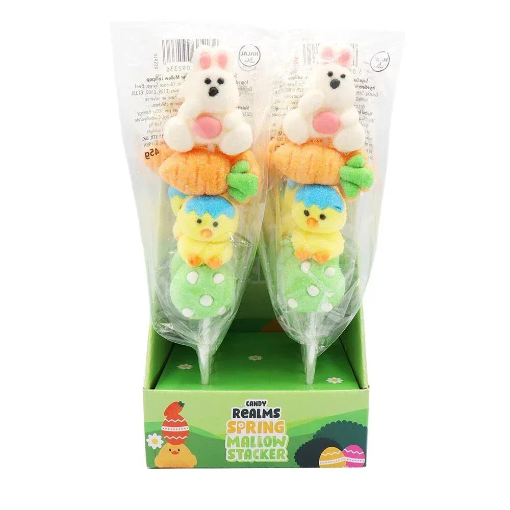 Candy Realms Spring Mallow Stacker 45g Marshmallow Mallows Candy Sweet - Frosty Sweet Factory