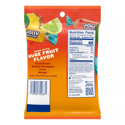 Jolly Rancher Tropical Hard Candy - 6.5oz (184g) *UK COMPLIANT*, USA Hard Candy - Frosty Sweet Factory