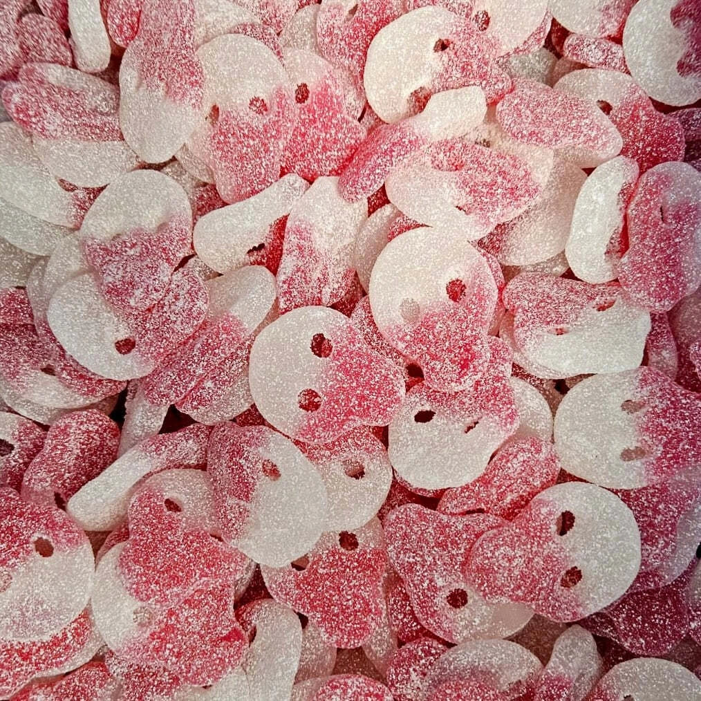 Frostys Vegan Fizzy Jelly Skulls Variety Mix Vegetarian Halal Candy Salad Sweet Snacks