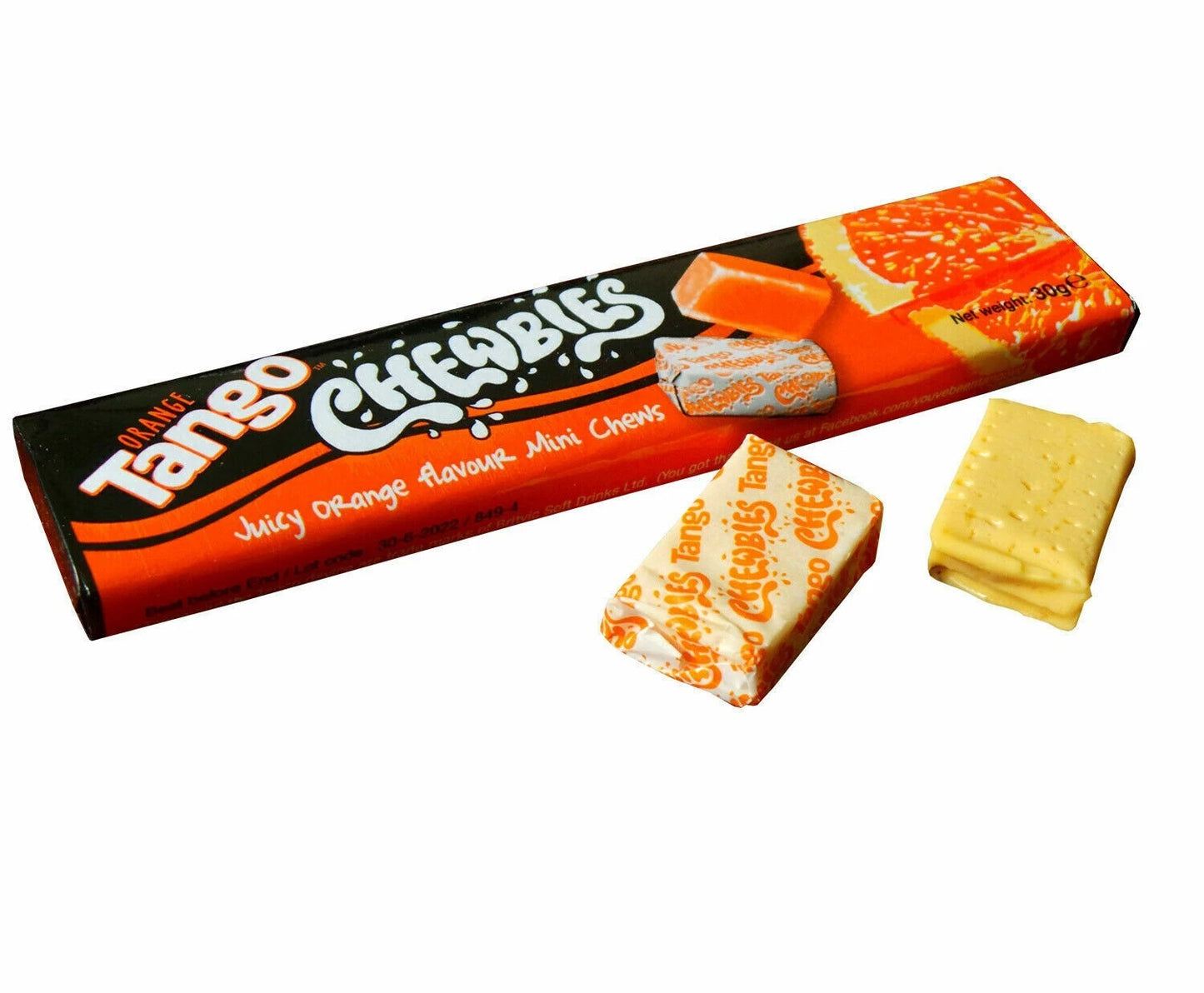 Tango Chewbies Variety Mix Mini Chews Halal Vegetarian Vegan Gelatine Free Gluten Free Stick Pack Candy Sweets