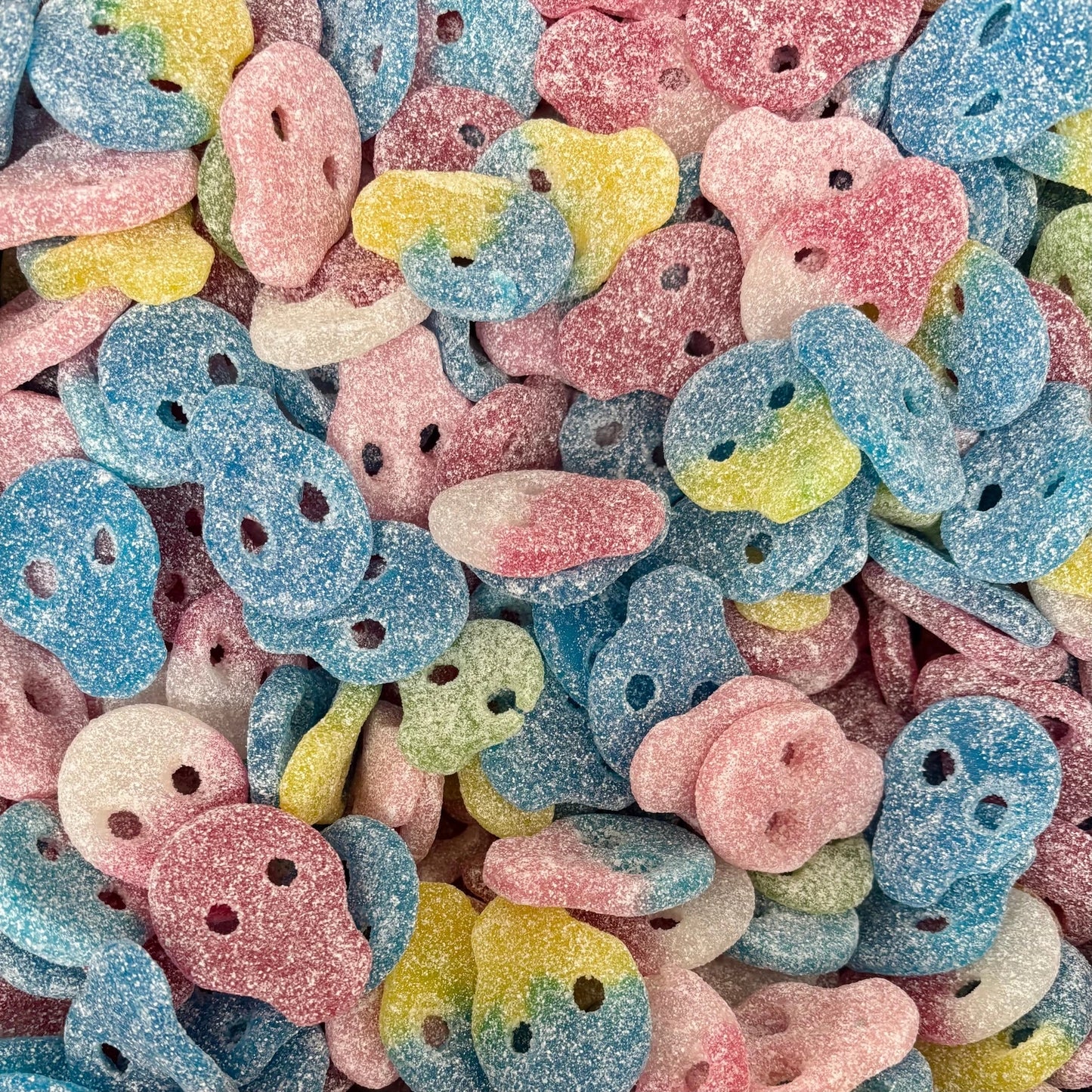 Frostys Vegan Fizzy Jelly Skulls Variety Mix Vegetarian Halal Candy Salad Sweet Snacks
