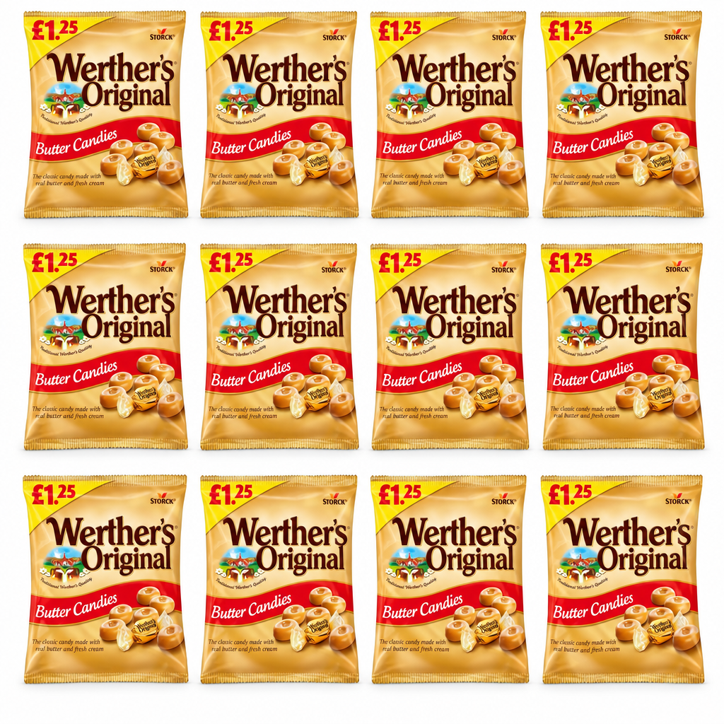 Twelve Werther’s Original bags