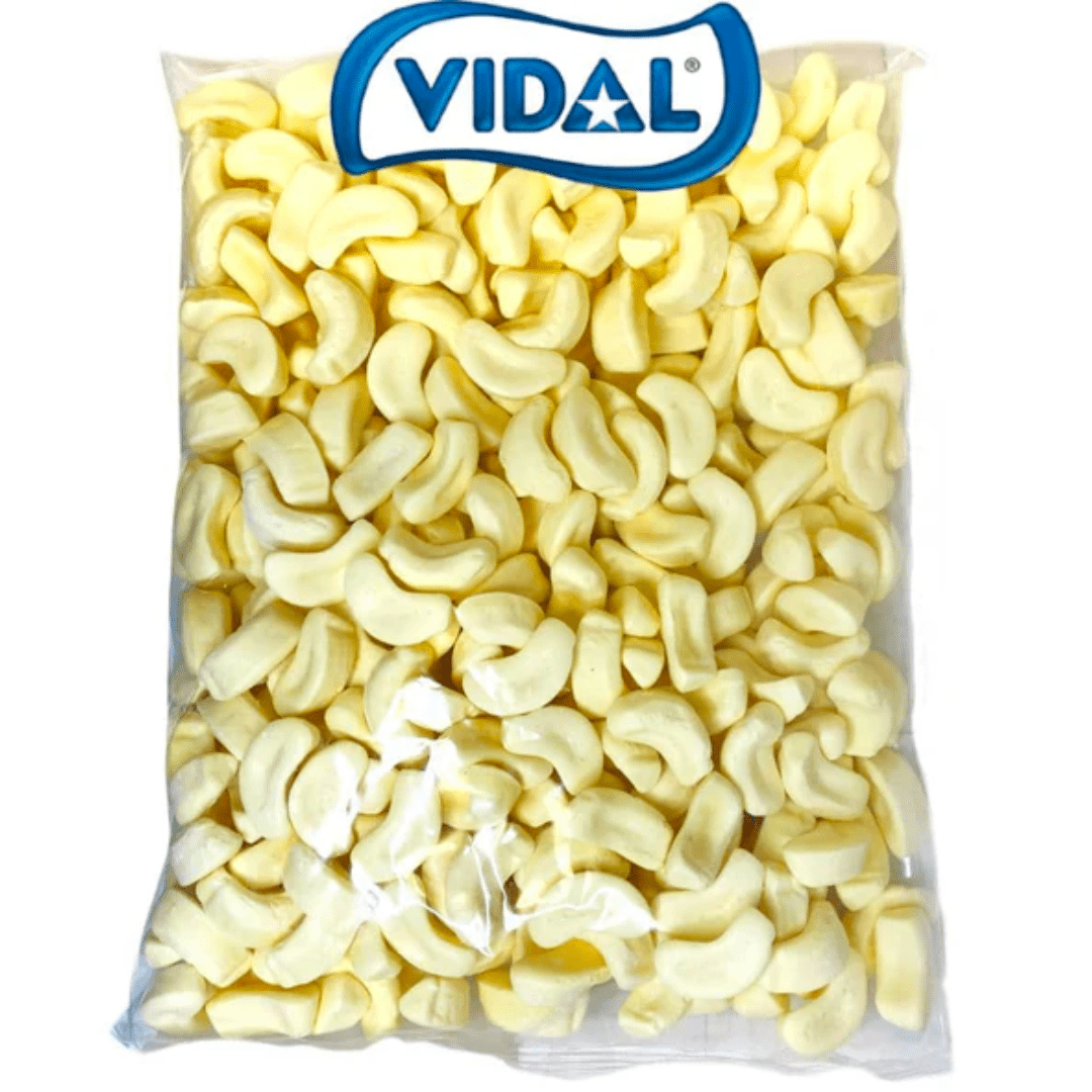 Vidal Mini Foam Bananas Candy Sweet Pick N Mix Snacks