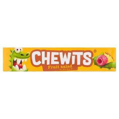 Chewits Chews 40 Stick Packs Mix Flavoured Vegetarian Halal Gelatine Free Candy Snacks