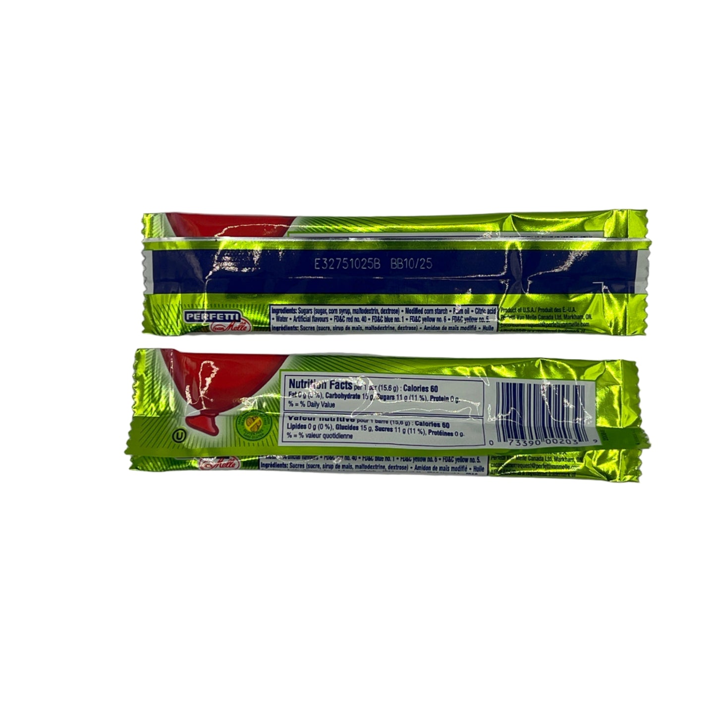 CLEARANCE: Airheads Chew Bar Watermelon 0.55oz (15.6g) Full-Size Taffy Individually Wrapped USA Candy Chew Bar Vegan Vegetarian Halal Gluten Free Candy Snack