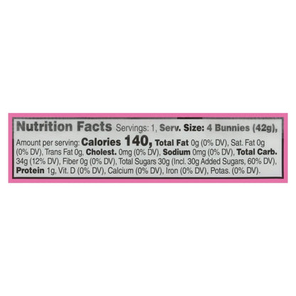 Peeps Pink Marshmallow Bunnies 4 Pack 1.5oz - 42g USA Candy Mallow Sweets