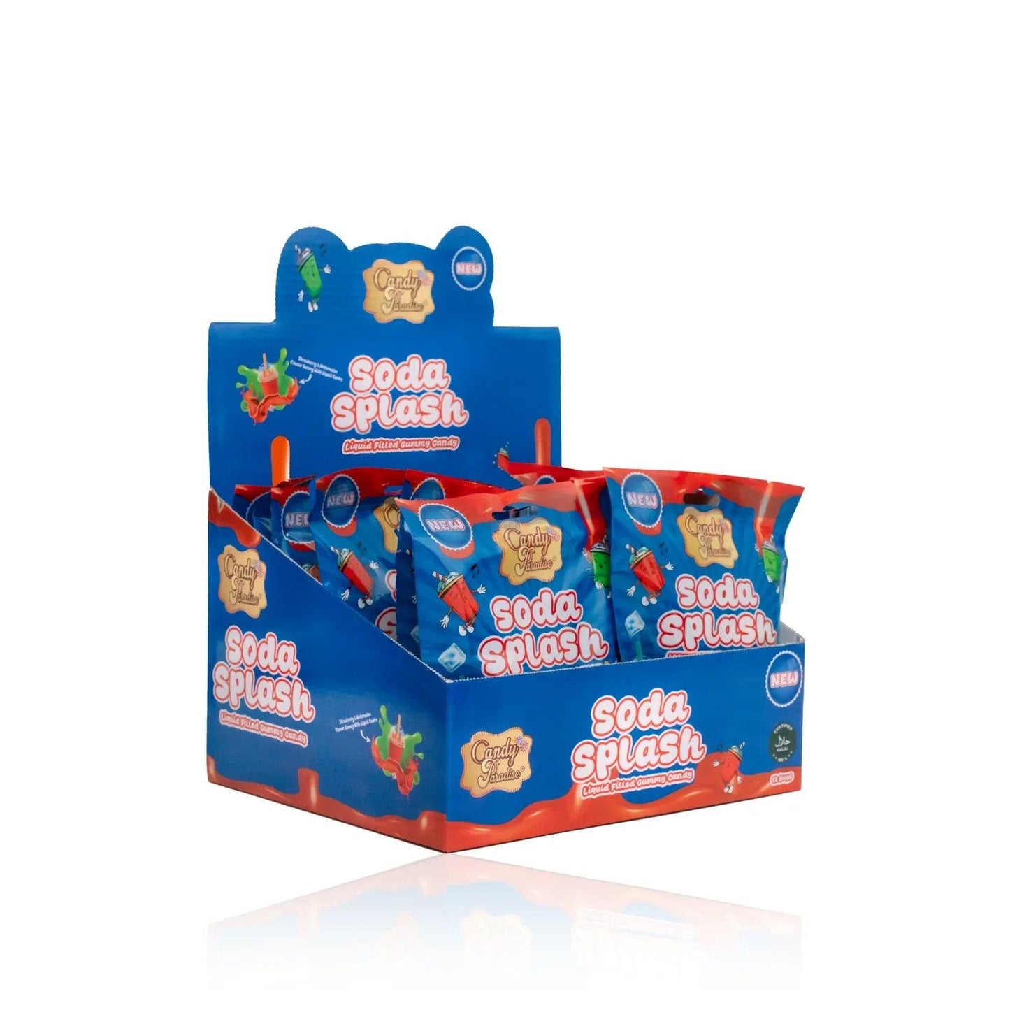 Candy Paradise Soda Splash Liquid Filled Gummies 72g