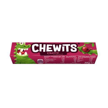 Chewits Chews 40 Variety Flavoured Mix Vegetarian Halal Gelatine Free Candy Stick Packs Sweet Snacks