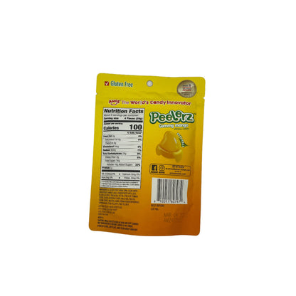 Amos Gummy Peelerz Mango 6oz (170g) USA Peelable Candy Snack Large American Sweet Bags
