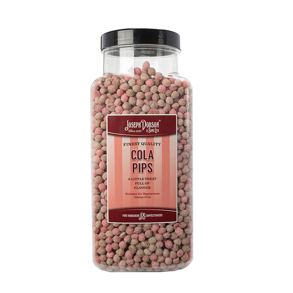 Dobsons Pips 2.72KG Jars Halal Vegetarian Gluten Free Hard Candy Snacks