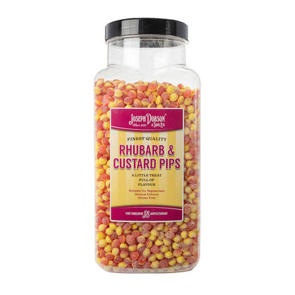 Dobsons Pips 2.72KG Jars Halal Vegetarian Gluten Free Hard Candy Snacks