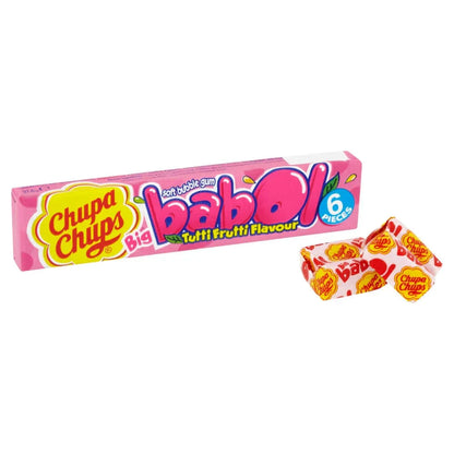 Chupa Chups Big Babol Tutti Frutti Flavour Soft Bubble Gum 27.6g - Frosty Sweet Factory