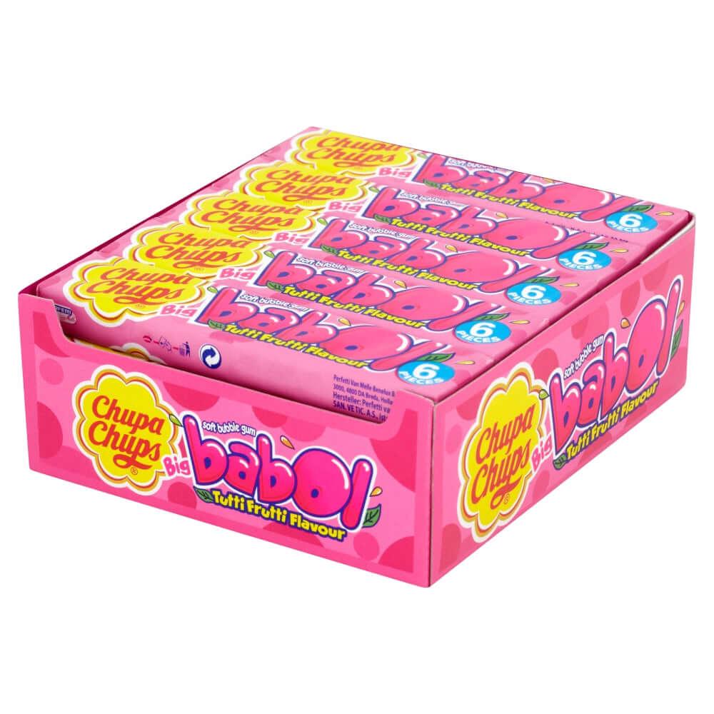 Chupa Chups Big Babol Tutti Frutti Flavour Soft Bubble Gum 27.6g - Frosty Sweet Factory