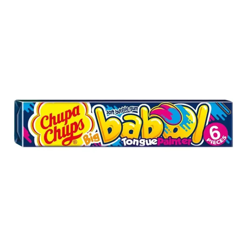 Chupa Chups Big Babol Blue Raspberry Flavour Soft Bubble Gum 27.6g - Frosty Sweet Factory