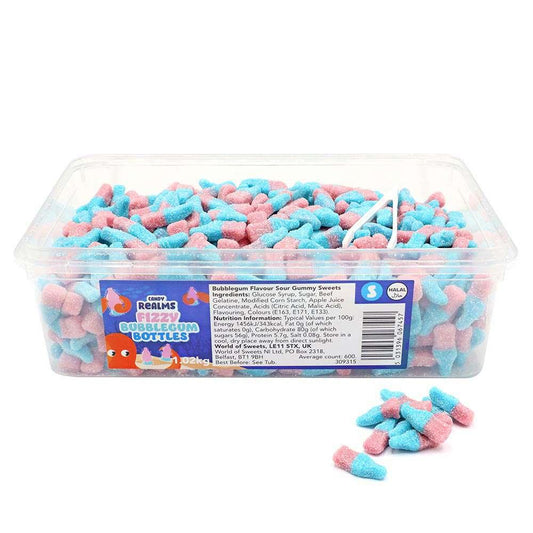 Frostys Bubblegum Bottles Halal Candy Salad Pick N Mix Candy Realms 1020g