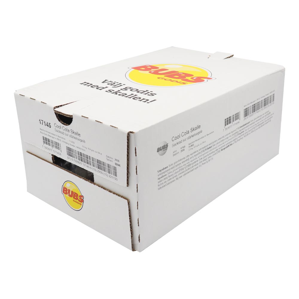 Pick N Mix BUBS Cola Swedish Candy Jelly Sour Skulls Vegan Vegetarian Halal Sweets