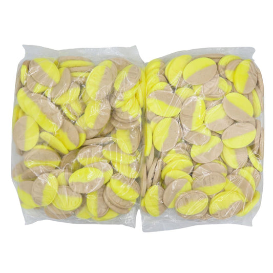 BUBS Banana & Caramel Foam Sweets Swedish Candy Vegan Vegetarian Halal Pick N Mix Candy Salad Snacks