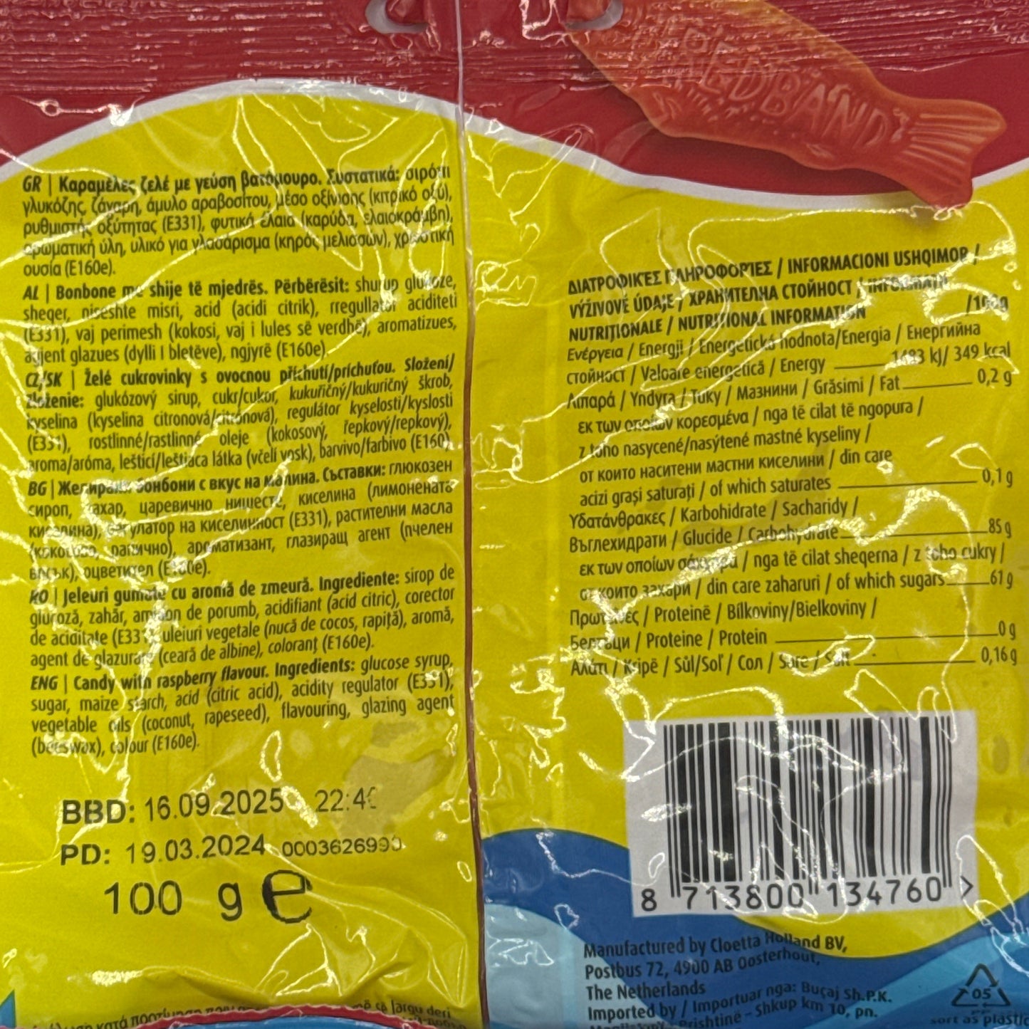 CLEARANCE: Swedish Fish 100g (EU Compliant), USA Candy Bag