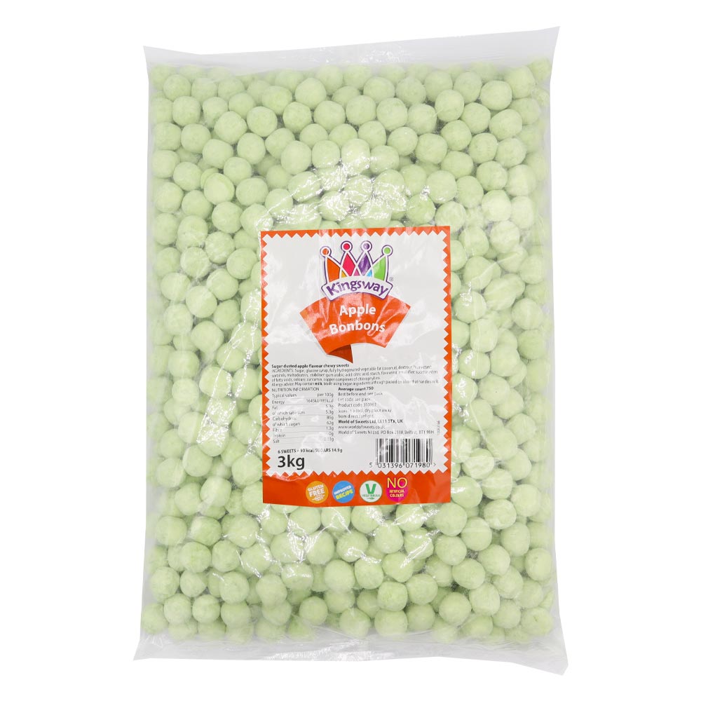 Bon Bons Apple Pick N Mix Sweets Vegetarian Halal Gluten Free Candy