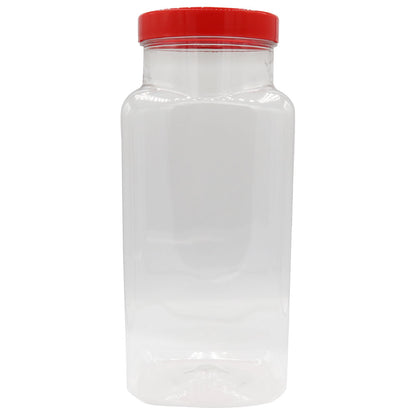 Large Empty Plastic Sweet Jars Various Sizes with Lids
