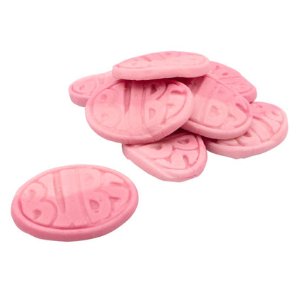 BUBS Wild Strawberry & Pomegranate Ovals Swedish Candy Foam Vegan Vegetarian Halal Pick N Mix Sweets
