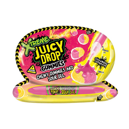 CLEARANCE: Bazooka Xtreme Juicy Drop Gummies 67g Sour Gel Candy Sweets