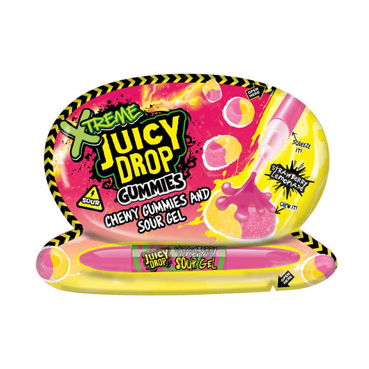 CLEARANCE: Bazooka Xtreme Juicy Drop Gummies 67g Sour Gel Candy Sweets