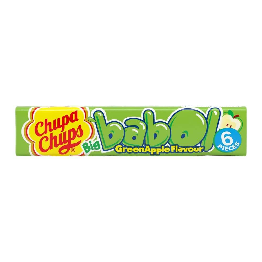 Chupa Chups Big Babol Apple Flavour Soft Bubble Gum 27.6g - Frosty Sweet Factory