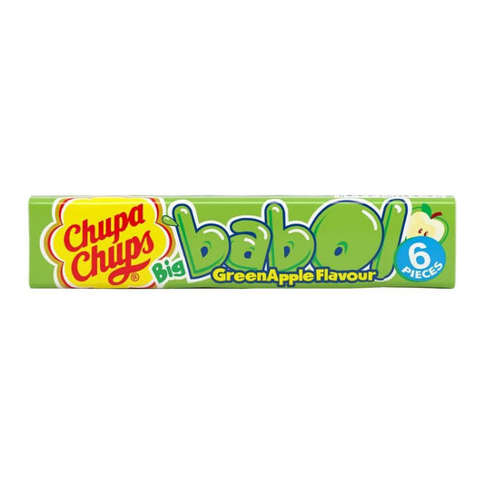 Chupa Chups Big Babol Apple Flavour Soft Bubble Gum 27.6g - Frosty Sweet Factory