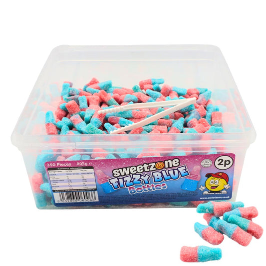 Sweetzone Fizzy Bubblegum Bottles 805g Pick N Mix Tubs Halal Candy Snack Sweets